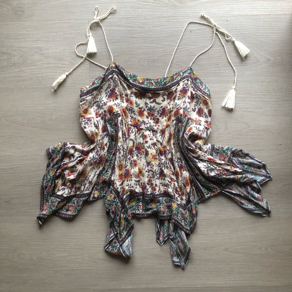 Woman’s American Eagle Floral Bohemian Top